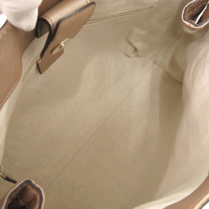 楽天市場】美品 グッチ スーキー トートバッグ 211944 レザー ベージュ  