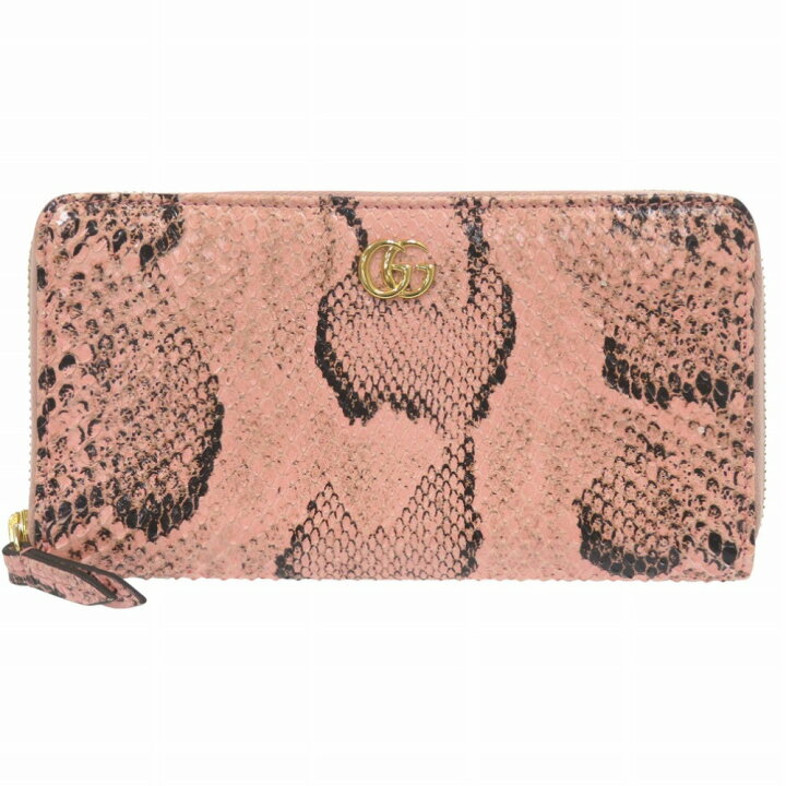 楽天市場】美品 グッチ ラウンドファスナー GGマーモント 456117  