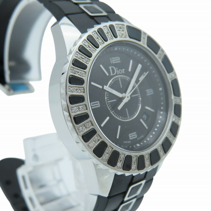 楽天市場】新品同様 ディオール クリスタル ダイヤベゼル CD113115  