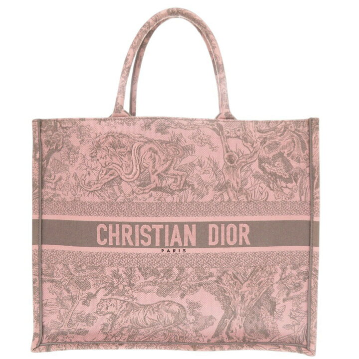 楽天市場】クリスチャンディオール ブックトート ラージ キャンバス 