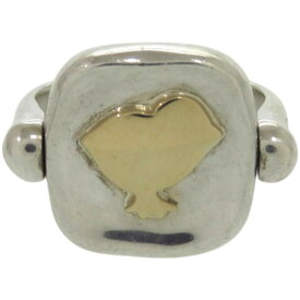 ポメラート ドド ヒヨコ 約11号 シルバー925 K18イエローゴールド シルバー リング 指輪 1229【中古】Pomellato