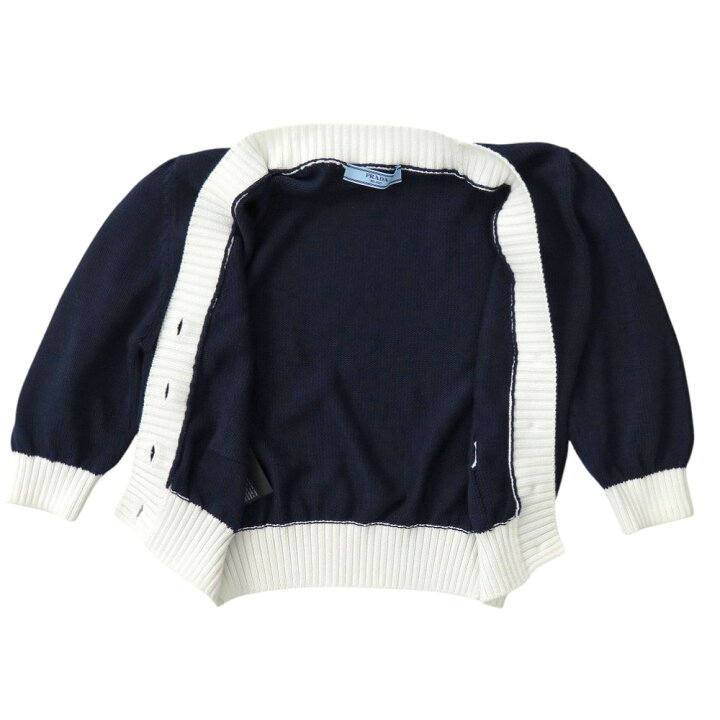 楽天市場】新品同様 プラダ クロップド コットン カーディガン P25I04 