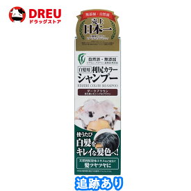 【SUPER SALE限定ポイントUP!!】ピュール 利尻カラーシャンプー ダークブラウン（200mL）