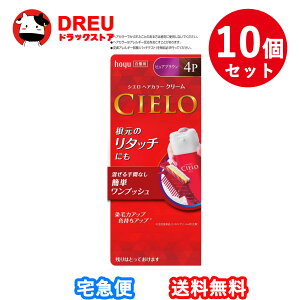 【お得な10個セット】CIELO シエロ ヘアカラーEX クリーム6 (ダークブラウン)