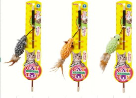 【同梱不可】ペティオCATTOY猫用じゃらしもじゃっとチュー 1個入り※種類選択不可、ランダムにお届け