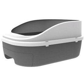 ペティオ 【同梱不可】【2個セット】ペティオ ペティオ猫システムトイレセットトイレに流せる猫砂デオンDサンド入
