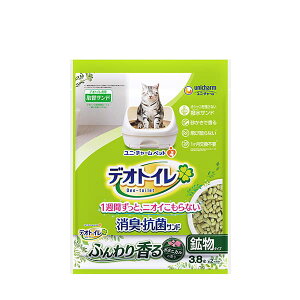 ユニチャームペット 【同梱不可】デオトイレふんわり香る消臭・抗菌サンドボタニカルの香り 3.8L