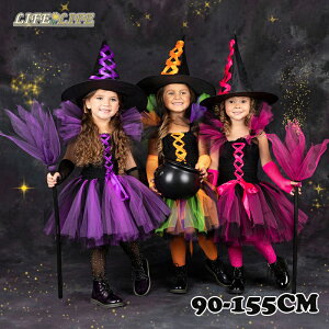 ハロウィン 衣装 子供 コスプレ 魔女3点セット 帽子 ドレス ほうき 巫女 悪魔 halloween 女の子 子供用仮装 着ぐるみ サンタ コスプレ コスチューム ハロウィーン衣装 キッズ コスプレ コスチュ