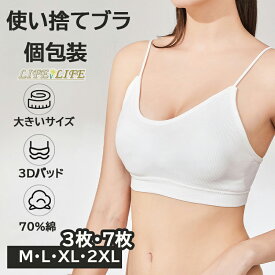 使い捨て ブラジャー 使い捨てブラ 使い捨て下着 女性 防災 出張 入院 介護 下着 携帯 アウトドア インナー 防災グッズ 非常時 衛生的 大きいサイズ 便利グッズ