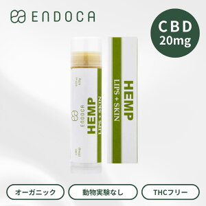 �y�����z�G���h�J ENDOCA ���b�v&�X�L�� CBD20mg 4.25g ���b�v�N���[�� �ڂ̎���P�A �I�[�K�j�b�N ���ێ� �}���`�o�[�� �����΍� THC�t���[ �w���v�R��