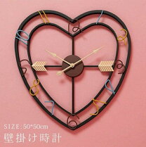 楽天市場】ハート（掛け時計｜置き時計・掛け時計）：インテリア・寝具 
