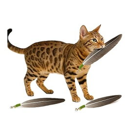 猫じゃらし交換用 猫のおもちゃ ねこじゃらし ガチョウの羽根 羽根のおもちゃ 天然な羽根