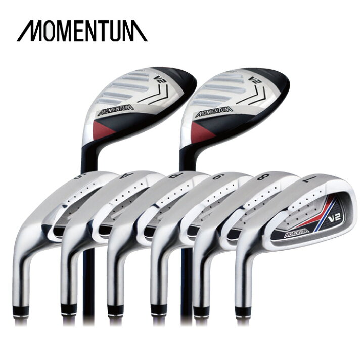 楽天市場】モメンタム MOMENTUM V2 アイアン 8本セット 左用 レフティ 