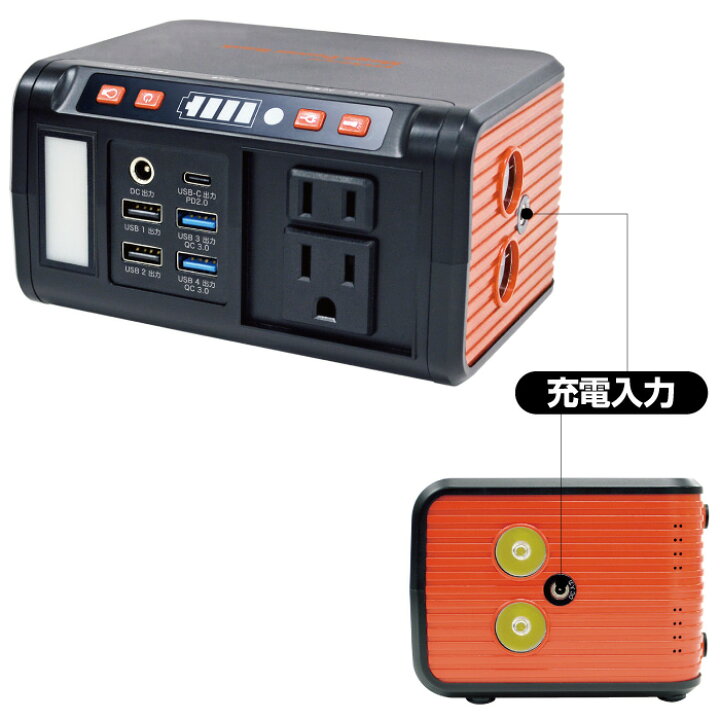 楽天市場】ポータブル電源 メガパワーステーション ソーラーパネル 