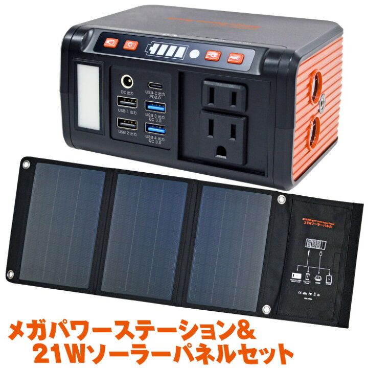 楽天市場】メテックス メガパネセット メガパワーステーション 