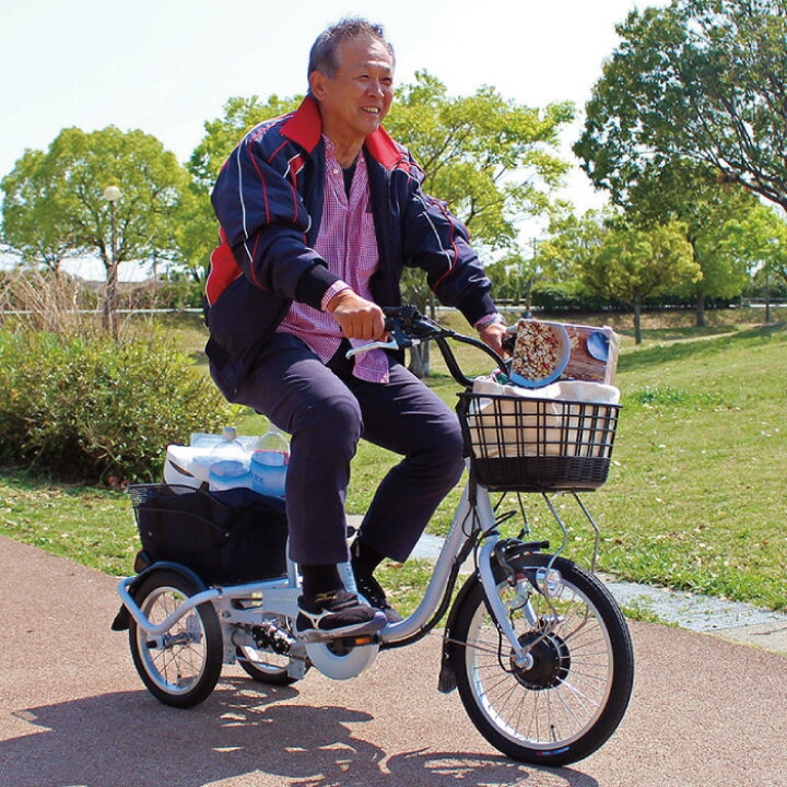 楽天市場】【自転車カバー付き】ミムゴ 電動自転車 三輪 自転車 アシ 