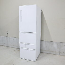 【中古】関東地域限定 自動製氷機付き 東芝 TOSHIBA 大型冷蔵庫 GR-410GS-WT 411L 送料無料 R60063
