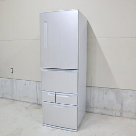 【中古】関東地域限定 自動製氷機付き 東芝 TOSHIBA 大型冷蔵庫 GR-P41GL-S 411L 送料無料 R60067