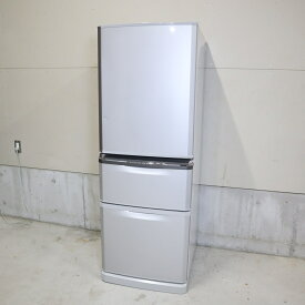【中古】三菱 MITSUBISHI 冷凍冷蔵庫 MR-C34EX-AS 335L 2人暮らし 3人暮らし 4人暮らし以上 300L以上 大型 静音 霜取り不要 自動霜取り 大収納 3ドア おすすめ 大容量 棚 安い サイズ R60083