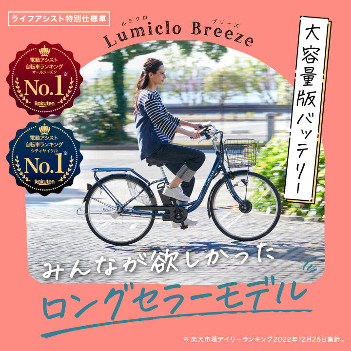 2022年8月購入 バッテリー大容量電動アシスト自転車