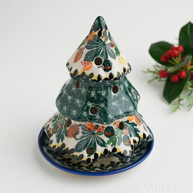 ポーリッシュポタリー　ポーランド陶器 ポーランド食器　 Ceramika Boleslawiecka Kalich Kalich　カリヒ クリスマスツリー（K562-DP109）