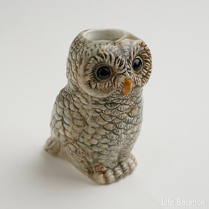 �����u���@�t�����[�x�[�X�@Animal Vase C Owl �I�E���@ F04-0061