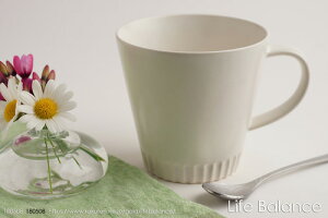 【作山窯】SAKUZAN Stripe マグカップホワイト U20013