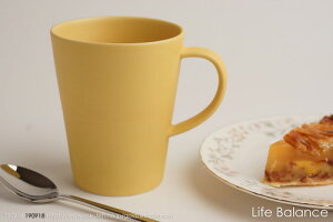 【作山窯】SAKUZAN Sara マグカップ(L) イエロー U20316