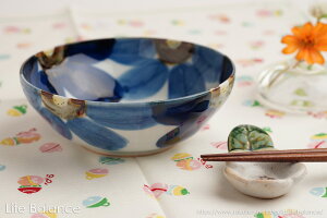 波佐見焼 敏彩窯 丸小鉢 藍花