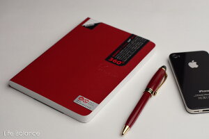 銀座 伊東屋 ZEQUENZ ノートジークエンス360 横罫スリム M (レッド) ZQ058