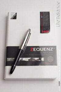 銀座 伊東屋 ZEQUENZ ノートジークエンス360 方眼L (ホワイト) ZQ203