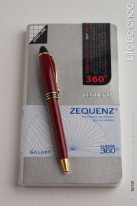 銀座 伊東屋 ZEQUENZ ノートジークエンス360 ギャラクシーノートM 方眼(シルバー)ZQG4417