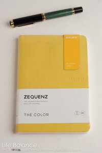 銀座 伊東屋 ZEQUENZ ノート ジークエンス 360THE COLOR ノート M ザ カラー ノート M マスタード ZQC 2115