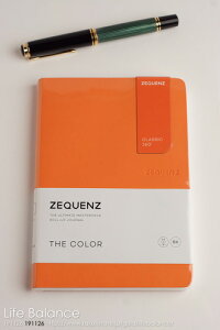 銀座 伊東屋 ZEQUENZ ノート ジークエンス 360THE COLOR ノート M ザ カラー ノート M アプリコット ZQC 2313
