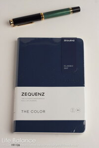 銀座 伊東屋 ZEQUENZ ノート ジークエンス 360THE COLOR ノート M ザ カラー ノート M ダークネイビー ZQC 2597