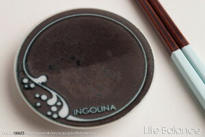 SCANDINAVIAN PATTERN COLLECTION波佐見焼モノトーンシリーズ Svart och Vitt 箸置き (クルビッツ)インガ・カールソン SPKHS27INGAK