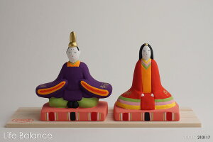 玩具工房 陶器 雛人形 小さいお雛様  平安座雛 GA-2【母の日ギフト】【ラッピング無料】【メッセージカード】