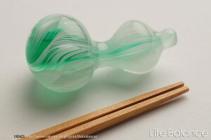 津軽びいどろ 箸置き ひょうたんGR F-77427