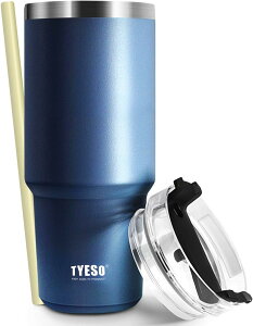 TYESO�����X �^���u���[ �X�g���[�t�� �W�t�� ��e�� �X�e�����X ��d�\�� �^��f�M �ۉ� �ۗ� ������� �h���C�u �� 600ml ���I���Ȃ� �R�[�q�[�^���u���[ �X�e�����X�^���u���[ �}�O�R�b�v �h