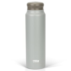 TYESO公式店 水筒 800ml/500ml 保冷 保温 真空 広口 ステンレスボトル ボトル スポーツボトル ドリンクボトル ステンレスボトル 1L 二重断熱構造 持ち運び 真空スリムボトル 直飲み 大容量 4色選択