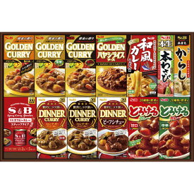 【送料無料】エスビー食品 バラエティギフト BU-30■［カレーライス レトルトカレー ハヤシライス ビーフシチュー 和風カレーうどん 本わさび ねりからし 国産 詰合せ おすすめ 美味しい 贈り物 御礼 御祝い 記念品 ギフトセット プレゼント］