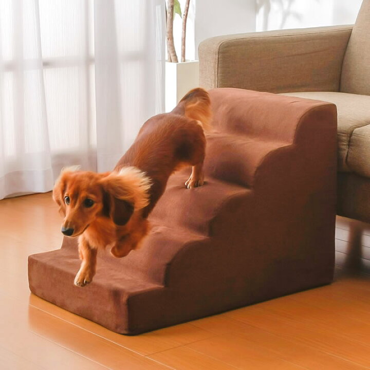 楽天市場 小型犬用スロープ ペットスロープ ペットステップ ドッグステップ 犬 階段 ステップ 犬用 スロープ ライフケアーズ