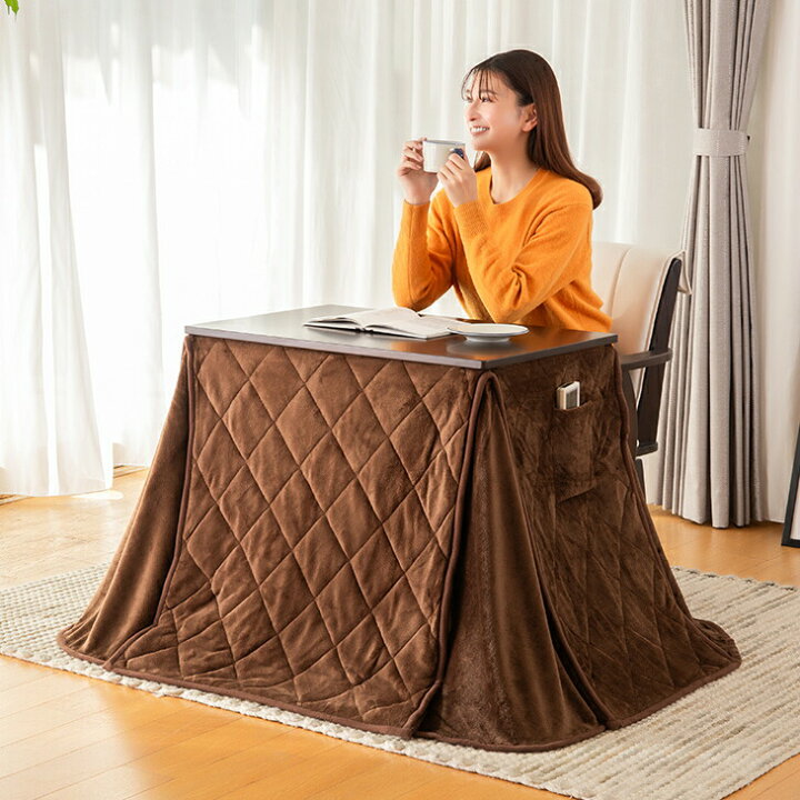 楽天市場】パーソナルこたつ3点セット 500W こたつ＋布団＋チェア  