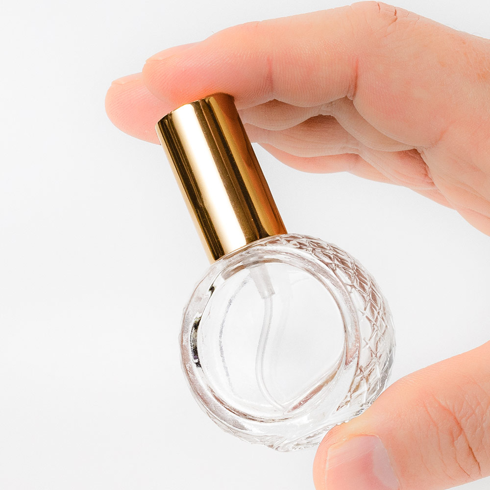 専門店では 香水 瓶 アトマイザー 9ml 容器アルコール対応 5個セット ガラス アルコール ガラス製 手作り香水 アロマクラフト ルーム