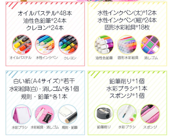 楽天市場 2点購入で3円off 入学 入園準備グッズ ギフト 子供在宅品 入学文房具セット お絵かきセット 知育玩具 色鉛筆 学習玩具 水彩絵の具 ぬりえ 水彩色鉛筆 クレヨン カラーペン イラスト ペンセット 水 お絵かき ボード 小学生 女の子 大人 入園 入学祝い お誕生