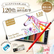 マラソン中★最大60%OFF★入学祝い グッズ プロ仕様 色鉛筆 72色/120色 カラーペン 油性色鉛筆 落書き お…