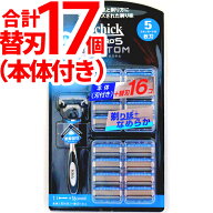 シック ハイドロ5 替刃 カスタム 5枚刃 髭剃り ホルダー1本＋プラス 替刃17個入 シックハイドロ5 カスタ…