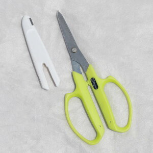 剪定鋏(ハサミ)シャインカットプラス ライムグリーン(刃研ぎキャップ付)170mm