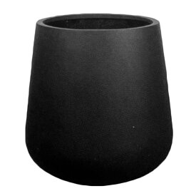 植木鉢 軽量大型 ファイバーストーン製 オプティマ スタンプ ブラック（黒）/ φ66cm×H68cm（22号）