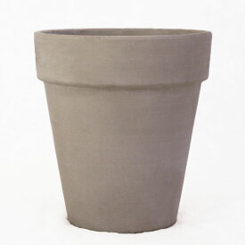 植木鉢 イタリア製 テラコッタ鉢 アルトポット カプチーノM グレー（灰） 30cm（10号）